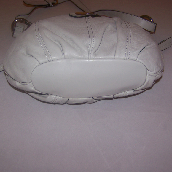 B. Makowsky Black Silver Studded Belt Shoulder Hob - Picture 4 of 8